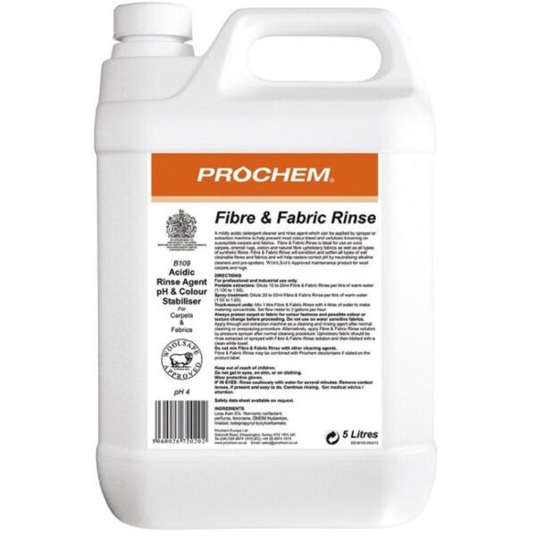 Prochem Fibre&Fabric Rinse B109 5Liter